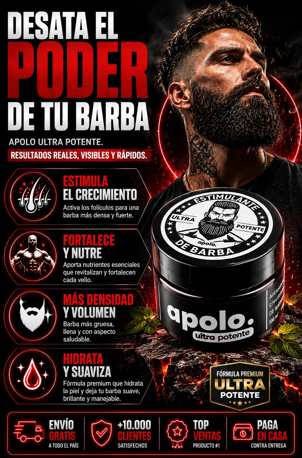 APOLO ESTIMULANTE DE BARBA