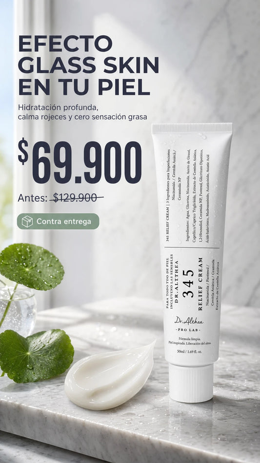 Dr. Althea 345 Relief Cream - Crema Hidratante y Regeneradora Coreana