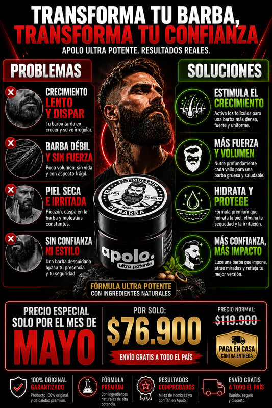 APOLO ESTIMULANTE DE BARBA
